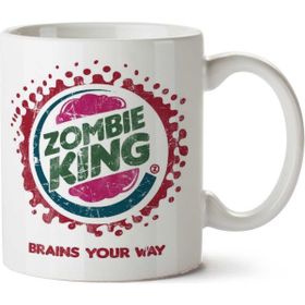 Zombie King Fast Food Baskılı Kupa