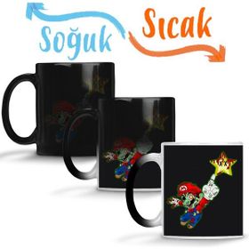 Zombie Mario Atari Sihirli Porselen Kupa