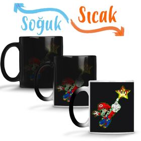 Zombie Mario Atari Sihirli Porselen Kupa