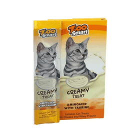 Zoo Smart 4x15 gr Peynir-Whey Proteinli Kedi Ödül Mama