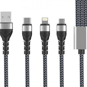 Zore 1.2 m Bax 3 in 1 Usb Kablo