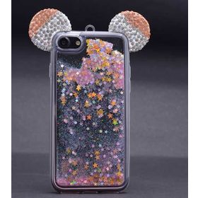 Zore 1060814 Apple Iphone 6 Micky Taşlı Sıvılı Silikon Kılıf