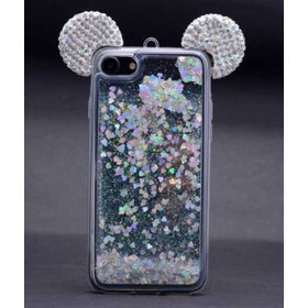 Zore 1060814 Apple Iphone 6 Micky Taşlı Sıvılı Silikon Kılıf