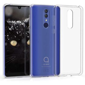 Zore 10942 Alcatel 3 2019 Süper Renksiz Silikon Cep Telefonu Kılıf