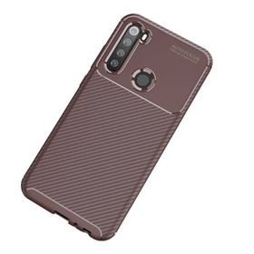 Zore 11028 Xiaomi Redmi Note 8T Negro Kahverengi Silikon Cep Telefonu Kılıf