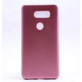 Zore 1668 LG V30 Premier Rose Gold Silikon Cep Telefonu Kılıf