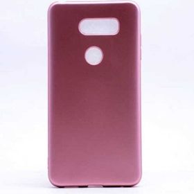 Zore 1668 LG V30 Premier Rose Gold Silikon Cep Telefonu Kılıf