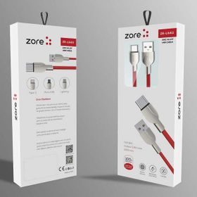 Zore 2.4A 1 m Dayanıklı Akıllı Çip Type-C Usb Kablo