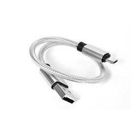 Zore 30 cm Gri Halat Micro USB Kablo