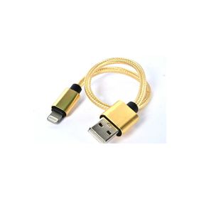 Zore 30 cm Halat Altın Lightning Usb Kablo
