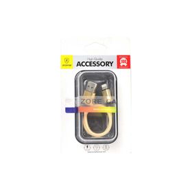 Zore 30 cm Halat Altın Lightning Usb Kablo