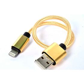 Zore 30 cm Halat Altın Lightning Usb Kablo