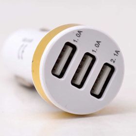Zore 3000 mAh 3 Usb li 2 in 1 Micro Araç Şarj Seti