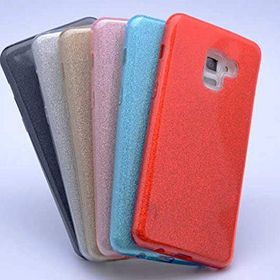 Zore 3455 Galaxy A8 Plus 2018 Shining Mor Silikon Cep Telefonu Kılıf