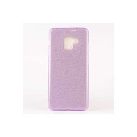 Zore 3455 Galaxy A8 Plus 2018 Shining Mor Silikon Cep Telefonu Kılıf