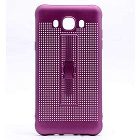 Zore 4273 Galaxy J7 Jaguar Standlı Mürdüm Silikon Cep Telefonu Kılıf