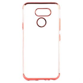 Zore 5F15-11050 Lg K40s Dört Köşeli Lazer Silikon Cep Telefonu Kılıf
