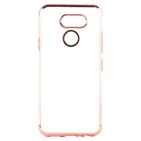 Zore 5F15-11050 Lg K40s Dört Köşeli Lazer Silikon Cep Telefonu Kılıf
