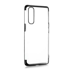 Zore 5F15-13544 Oppo Reno 3 Pro Dört Köşeli Lazer Silikon Cep Telefonu Kılıf
