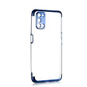 Zore 5F15-13716 Oppo A52 Dört Köşeli Lazer Silikon Cep Telefonu Kılıf