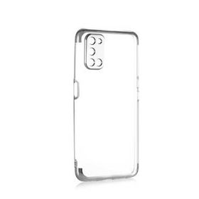 Zore 5F15-13716 Oppo A52 Dört Köşeli Lazer Silikon Cep Telefonu Kılıf
