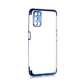 Zore 5F15-13716 Oppo A52 Dört Köşeli Lazer Silikon Cep Telefonu Kılıf