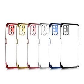 Zore 5F15-13716 Oppo A52 Dört Köşeli Lazer Silikon Cep Telefonu Kılıf