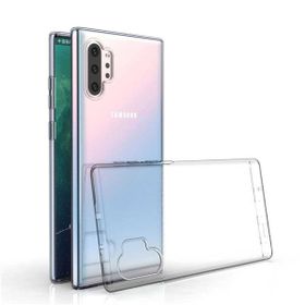 Zore 9714 Galaxy Note 10 Plus Süper Renksiz Silikon Cep Telefonu Kılıf