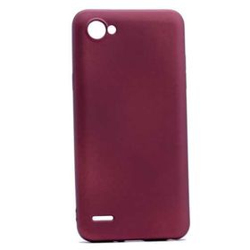 Zore 9772 LG Q60 Premier Mürdüm Silikon Cep Telefonu Kılıf