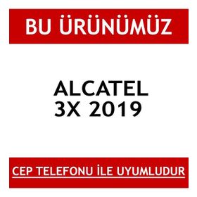 Zore Alcatel 3X 2019 Maxi Glass Temperli Cam Ekran Koruyucu