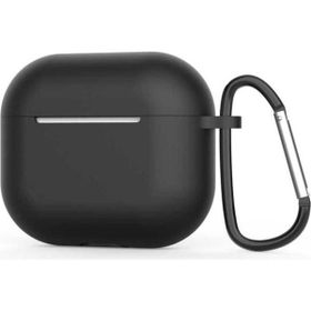 Zore Apple Airpods 3. Nesil Siyah Uyumlu Standart Silikon Kılıf