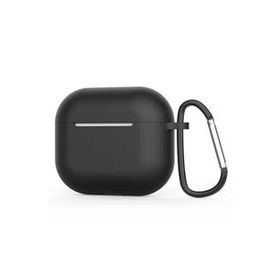 Zore Apple Airpods 3. Nesil Siyah Uyumlu Standart Silikon Kılıf