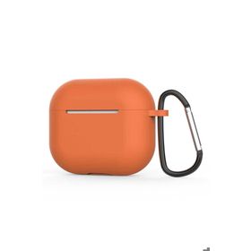 Zore Apple Airpods 3. Nesil Turuncu Uyumlu Standart Silikon Kılıf