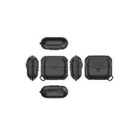 Zore Apple Airpods 3. Nesil Uyumlu Airbag 16 Silikon Siyah 1-1 Su Geçirmez Kılıf