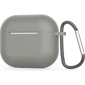 Zore Apple Airpods 3. Nesil Uyumlu Airbag 28 Gri Silikon Kılıf