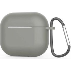 Zore Apple Airpods 3. Nesil Uyumlu Airbag 28 Gri Silikon Kılıf