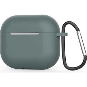 Zore Apple Airpods 3. Nesil Uyumlu Airbag 28 Koyu Yeşil Silikon Kılıf