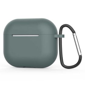 Zore Apple Airpods 3. Nesil Uyumlu Airbag 28 Koyu Yeşil Silikon Kılıf
