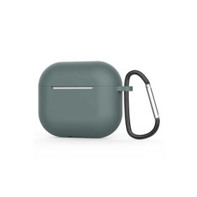 Zore Apple Airpods 3. Nesil Uyumlu Airbag 28 Koyu Yeşil Silikon Kılıf