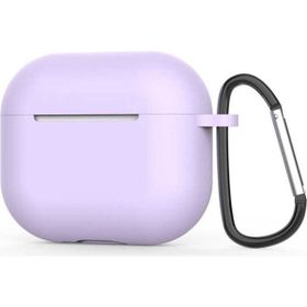 Zore Apple Airpods 3. Nesil Uyumlu Airbag 28 Lila Silikon Kılıf