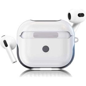 Zore Apple Airpods 3. Nesil Uyumlu Beyaz Shockproof Silikon Kılıf