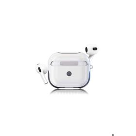 Zore Apple Airpods 3. Nesil Uyumlu Beyaz Shockproof Silikon Kılıf