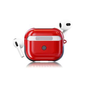 Zore Apple Airpods 3. Nesil Uyumlu Kırmızı Shockproof Silikon Kılıf