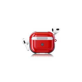 Zore Apple Airpods 3. Nesil Uyumlu Kırmızı Shockproof Silikon Kılıf