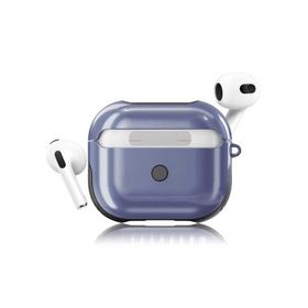 Zore Apple Airpods 3. Nesil Uyumlu Mavi Shockproof Silikon Kılıf