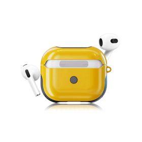 Zore Apple Airpods 3. Nesil Uyumlu Sarı Shockproof Silikon Kılıf