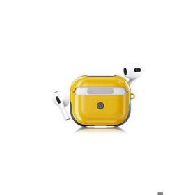 Zore Apple Airpods 3. Nesil Uyumlu Sarı Shockproof Silikon Kılıf