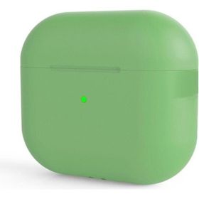 Zore Apple Airpods Pro 2 Uyumlu Açık Yeşil Standart Silikon Kılıf