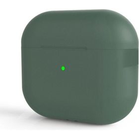 Zore Apple Airpods Pro 2 Uyumlu Koyu Yeşil Standart Silikon Kılıf