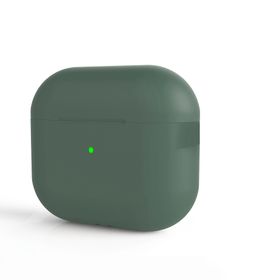 Zore Apple Airpods Pro 2 Uyumlu Koyu Yeşil Standart Silikon Kılıf